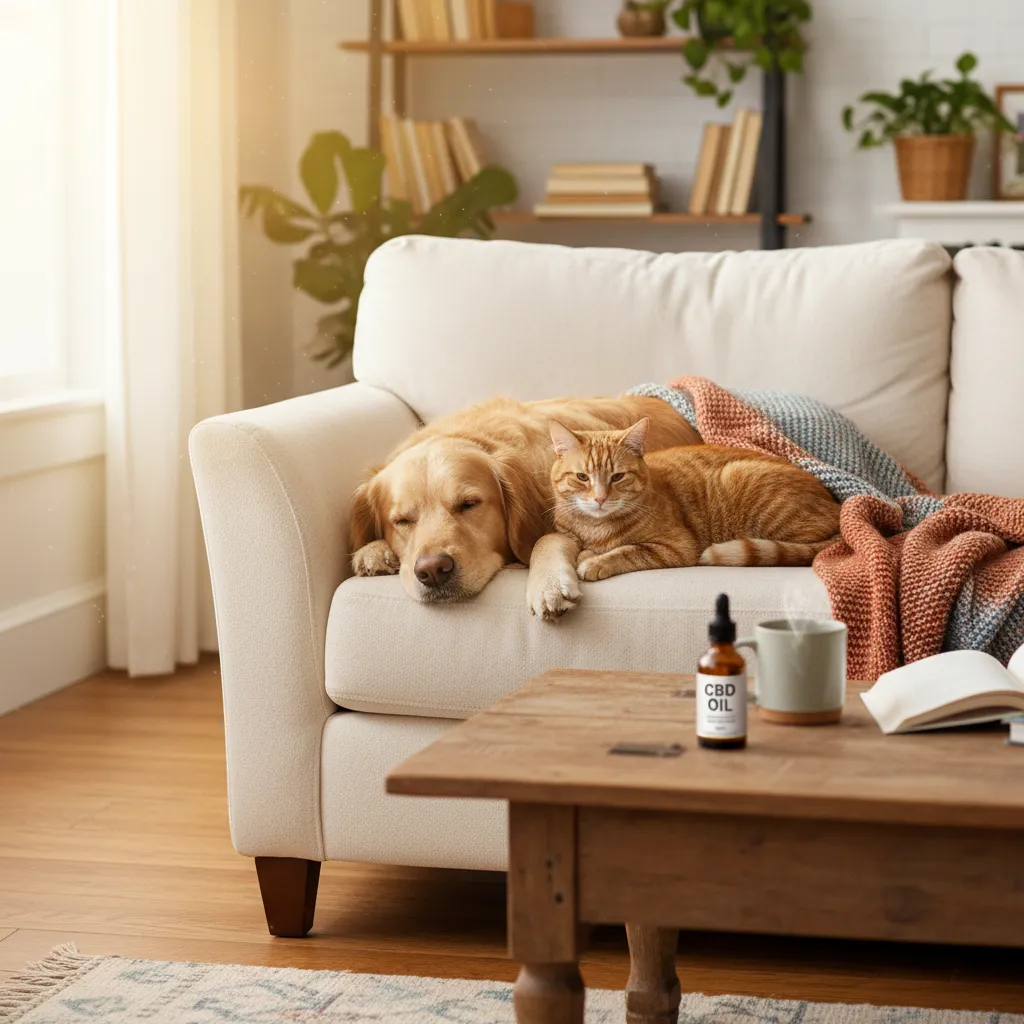 CBD pour chiens et chats - huile CBD animaux